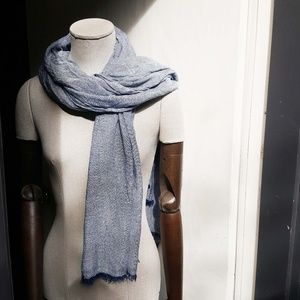 Blue Chambray Scarf